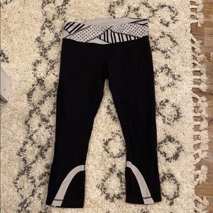 Black and white leggings
